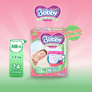 Tã bỉm quần Mở Một Bên Bobby - Bé mặc thoải mái