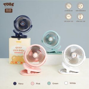 Quạt tích điện mini Tobe Tiện ích cho Bé 2