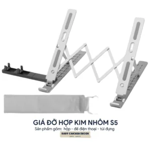Giá đỡ Laptop hợp kim nhôm S5 02