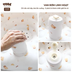 Ghế hơi tập ngồi ToBe cho bé 02