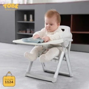 Ghế ngồi ăn dặm Tobe gấp gọn có bàn
