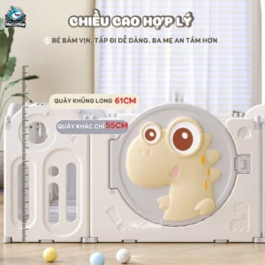 Quây Cũi Cho Bé Gấp Gọn An Toàn 2