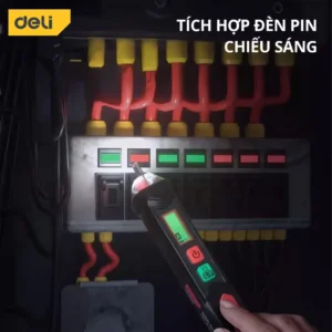 Bút thử điện không tiếp xúc Deli