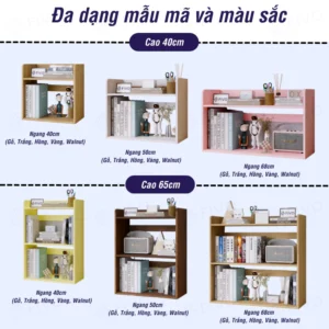 Giá Sách Gỗ Để Bàn Đa Năng FB22 FIVO 2