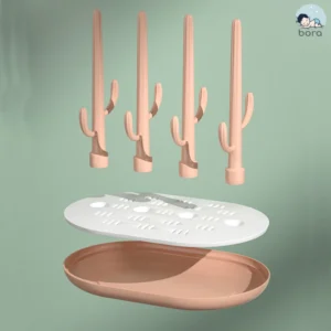 Khay úp bình sữa núm ti hình cây xương rồng 01