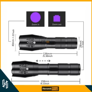 Đèn Tia Cực Tím 2 màu Trắng và UV test sản phẩm