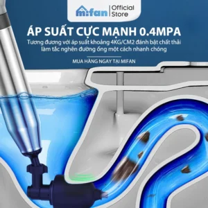Súng Thông Tắc Bồn Cầu Khí Nén MIFAN 02