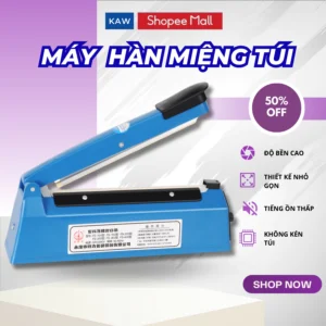 Máy hàn miệng túi dập tay KAW