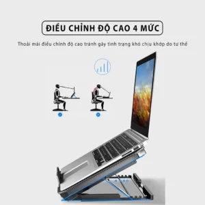 Đế tản nhiệt laptop máy tính bảng Sidotech 2